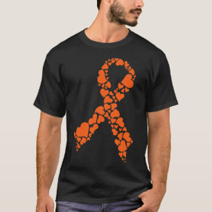 Camiseta Mês de Consciência da Leucemia Cardíaca Homens Apo
