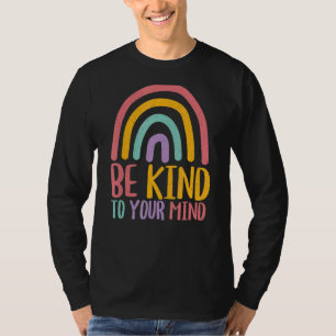 Camiseta Mês De Consciência Da Saúde Mental Seja Bonito Par