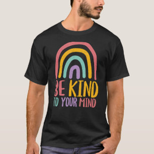 Camiseta Mês De Consciência Da Saúde Mental Seja Bonito Par