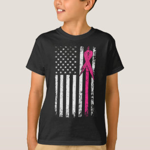 Camiseta Mês de consciência do câncer de mama da Faixa de O