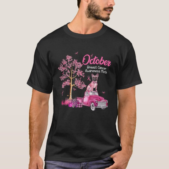 Camiseta Mês de consciência do câncer de mama de outubro Bo (Frente)