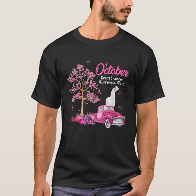 Camiseta Mês de consciência do câncer de mama de outubro La (Frente)