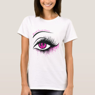 Camiseta Mês de consciência do câncer de mama do Guerreiro