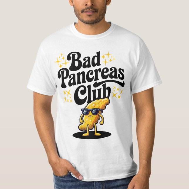 Camiseta Mês de Consciência do Clube Pancreias Mal (Frente)