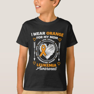 Camiseta Mês De Consciência Eu Visto Laranja Para Minha Mãe