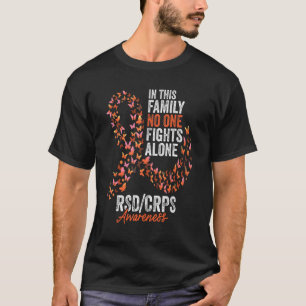 Camiseta Mês de consciência RSDCRPS Borboletas Laranja Fita