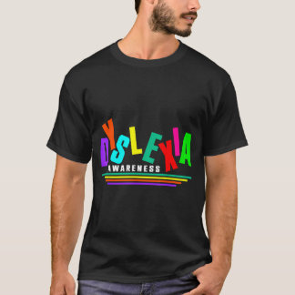 Camiseta Mês de conscientização da dislexia retrô leitura d