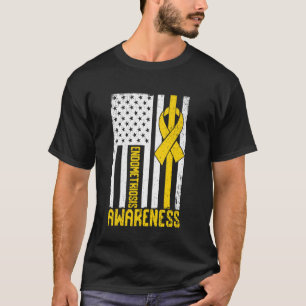 Camiseta Mês de Conscientização da Endometriose Bandeira do