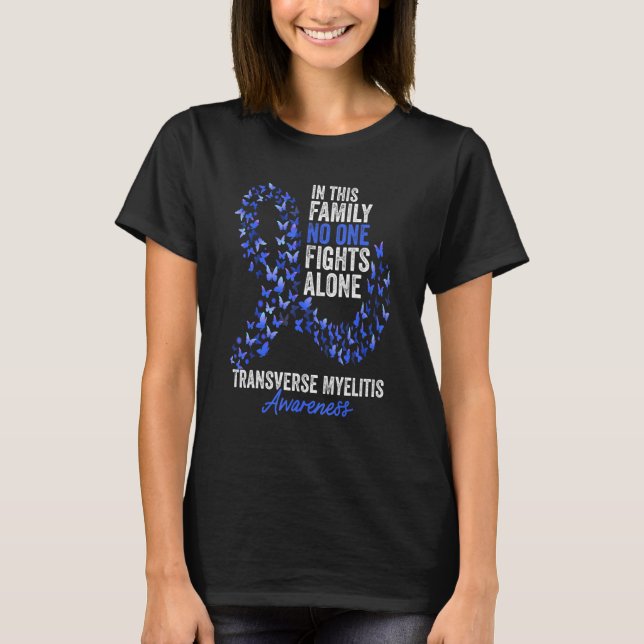 Camiseta Mês de Conscientização da Mielite Transversa Borbo (Frente)