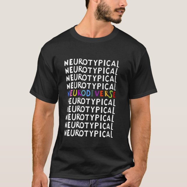 Camiseta Mês de Conscientização da Neurodiversidade Conscie (Frente)