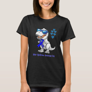 Camiseta Mês de Conscientização da Síndrome de Usher Dinoss