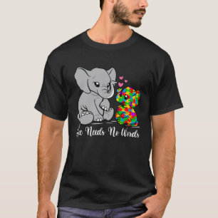 Camiseta Mês de Conscientização do Autismo Amor Não Precisa