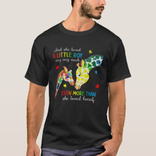 Camiseta Mês de Conscientização do Autismo da Girafa Ela Am
