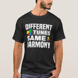Camiseta Mês de Conscientização do Autismo Diferentes Tones
