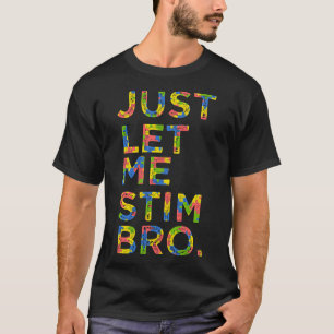 Camiseta Mês de conscientização do autismo engraçado Basta