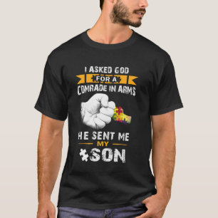 Camiseta Mês de Conscientização do Autismo Filho Autista pa