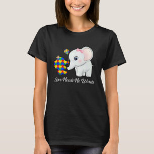 Camiseta Mês de Conscientização do Autismo Mamãe Papai Elef