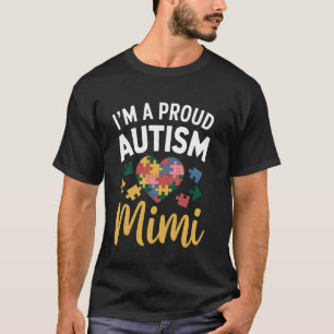 Camiseta Mês de Conscientização do Autismo Mimi Apoio Famíl