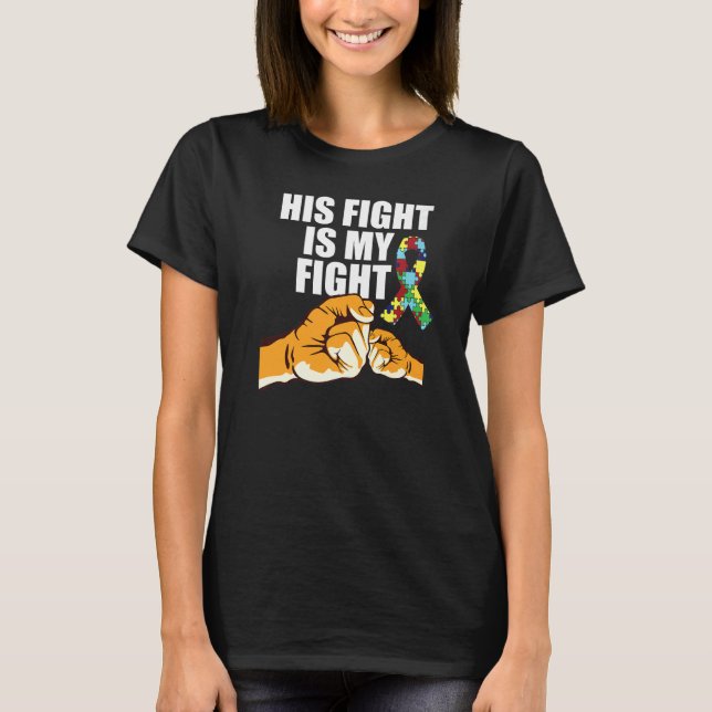Camiseta Mês de Conscientização do Autismo Peça do Quebra-c (Frente)