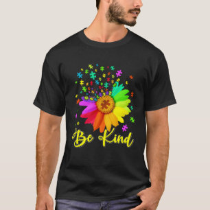 Camiseta Mês de Conscientização do Autismo Seja Gentil Home
