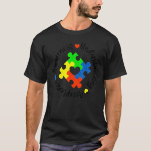 Camiseta Mês de Conscientização do Autismo Suporte Família