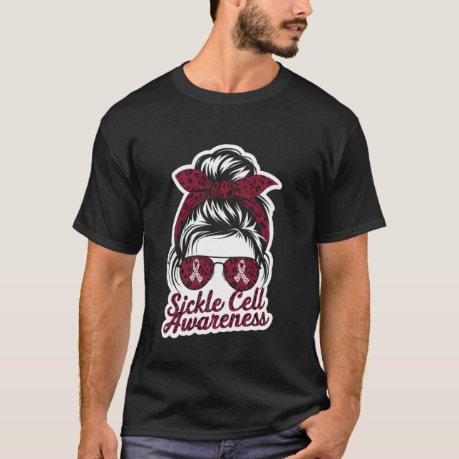 Camiseta Mês de Conscientização sobre Anemia Falciforme Cab (Frente)
