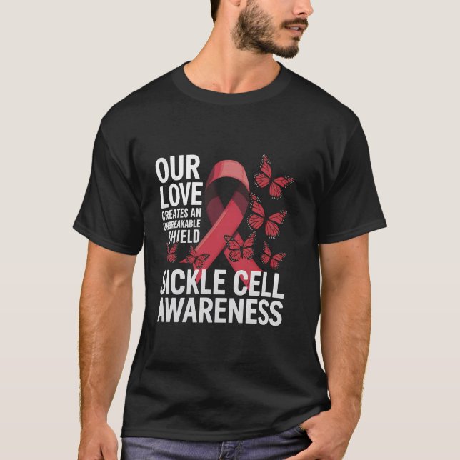 Camiseta Mês de Conscientização sobre Anemia Falciforme Esc (Frente)
