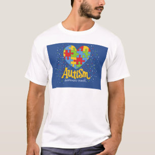 Camiseta mês de conscientização sobre autismo
