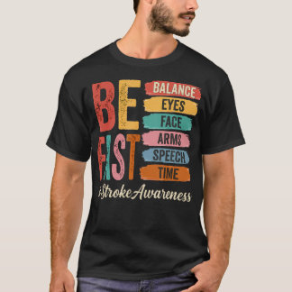 Camiseta Mês de Conscientização sobre AVC Enfermeira Neurol