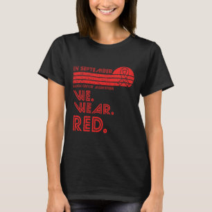 Camiseta Mês de Conscientização sobre Câncer de Sangue em S