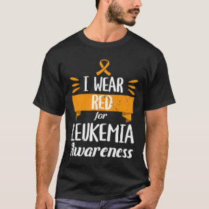 Camiseta Mês de Conscientização sobre Leucemia Eu Uso Cânce