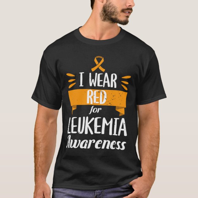 Camiseta Mês de Conscientização sobre Leucemia Eu Uso Cânce (Frente)