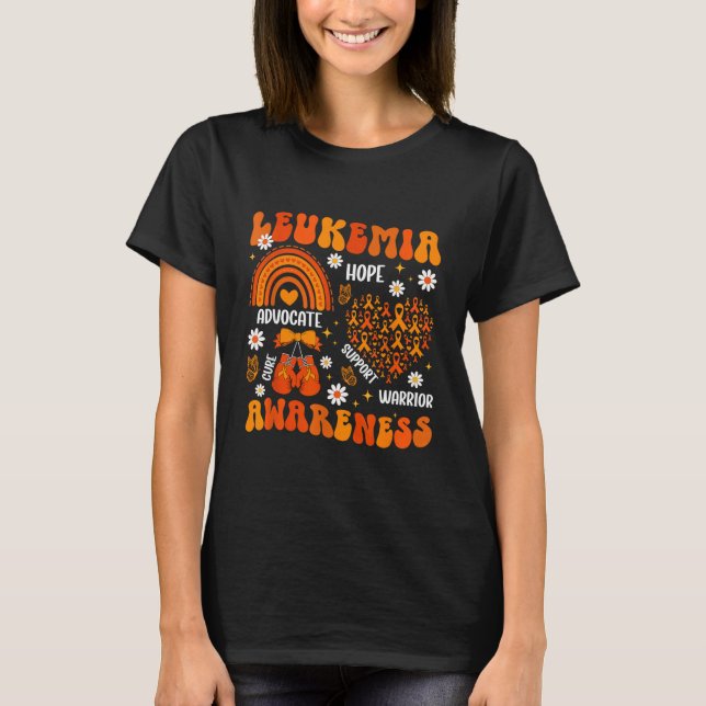 Camiseta Mês de Conscientização sobre Leucemia Groovy Guerr (Frente)
