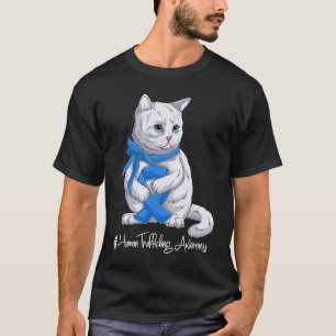 Camiseta Mês de Conscientização sobre o Tráfico Humano Fita