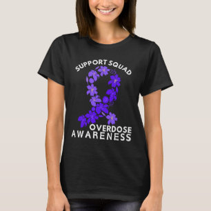 Camiseta Mês de Conscientização sobre Overdose Apoio Purple
