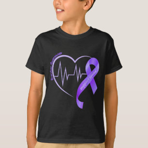 Camiseta Mês de Conscientização sobre Overdose Laço Roxo Co