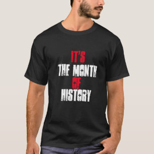 Camiseta mês de história branca