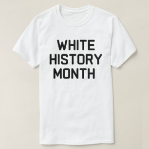 Camiseta Mês de História Branca