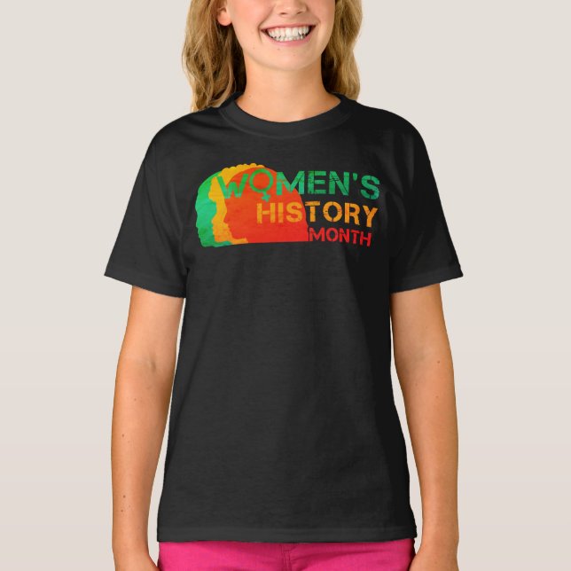 CAMISETA MÊS DE HISTÓRIA DAS MULHERES (Frente)