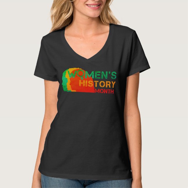 CAMISETA MÊS DE HISTÓRIA DAS MULHERES (Frente)