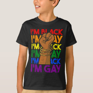 Camiseta Mês De História Negra Gay Mês Mulheres Punho De En