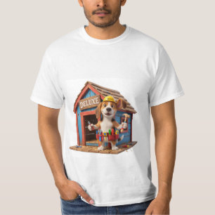 Camiseta Mês de Reparos da Casa de Cachorro Beagle Fofo