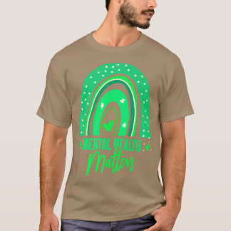 Camiseta Mês De Sensibilização Para A Saúde Mental É Import