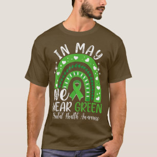 Camiseta Mês de Sensibilização para a Saúde Mental Em Maio