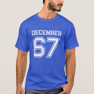 Camiseta Mês do Ano de Aniversário Feriado Dezembro 67