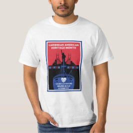 Camiseta Mês do Caribe Patrimônio Americano