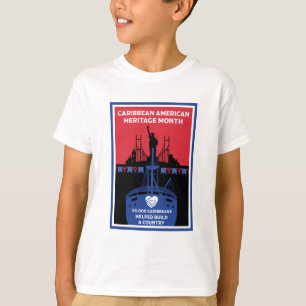 Camiseta Mês do Caribe Patrimônio Americano