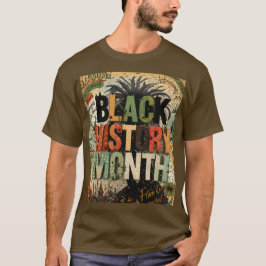 Camiseta Mês do Histórico Preto - Unidade em Cor