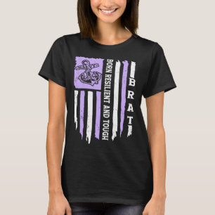 Camiseta Mês Do Nascer Infantil Militar Resiliente E Tou