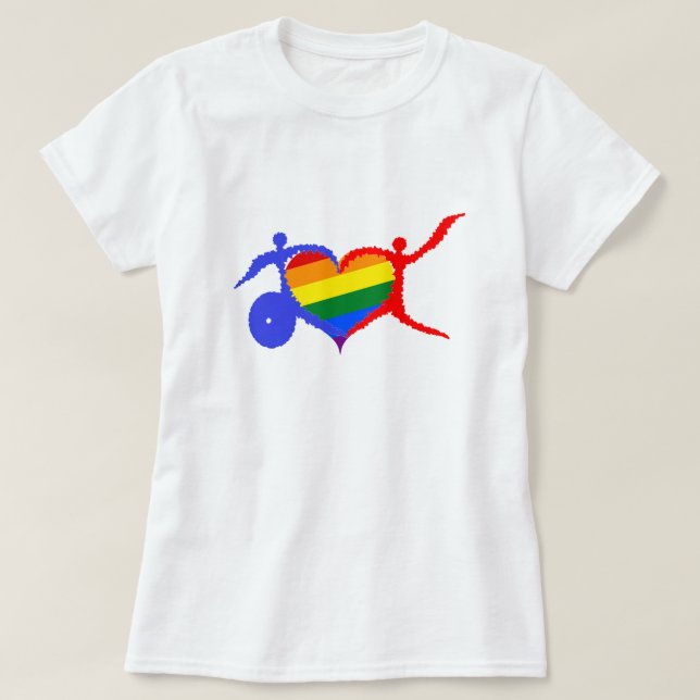 Camiseta Mês do Orgulho de Deficiência (Frente do Design)